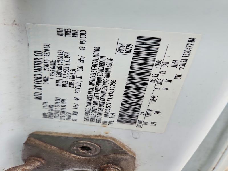 Продажа на аукционе авто 2017 Ford Transit Connect, vin: NM0LS7F71H1311265, номер лота: 59842606