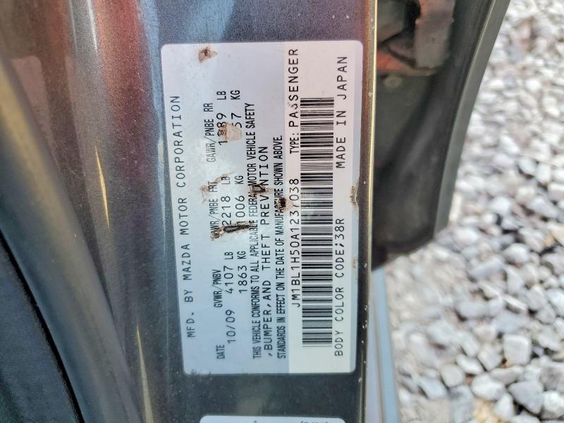 Aukcja sprzedaży 2010 Mazda 3, vin: JM1BL1H50A1237038, numer aukcji: 63380706