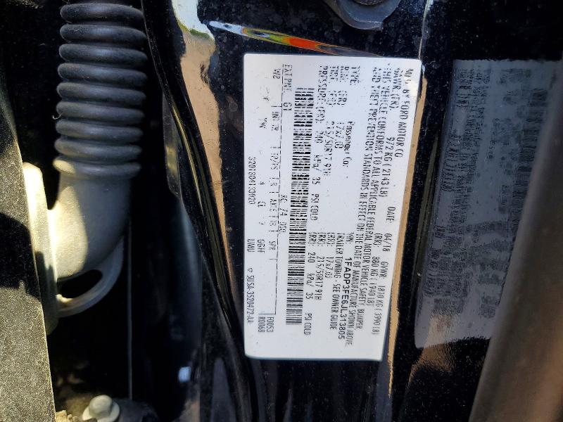 Продажа на аукционе авто 2018 Ford Focus, vin: 1FADP3FE6JL313805, номер лота: 61996326