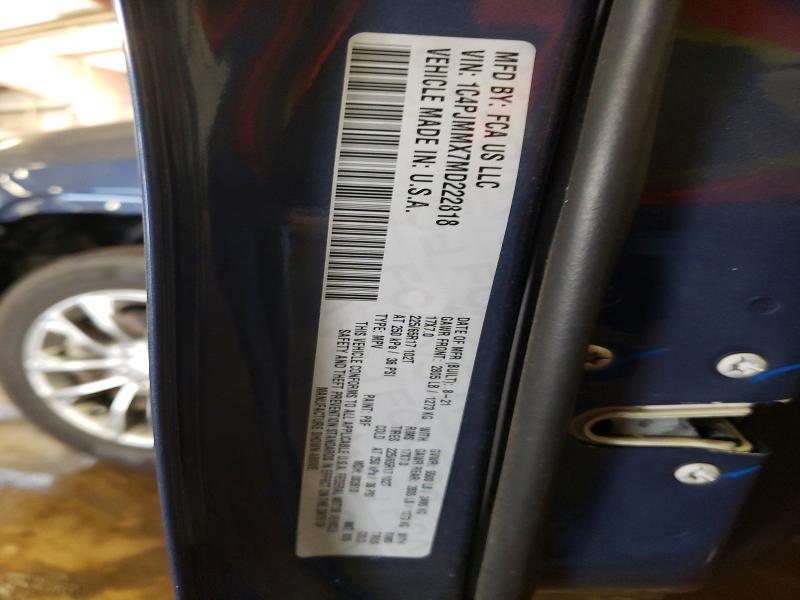 Продажа на аукционе авто 2021 Jeep Cherokee, vin: 1C4PJMMX7MD222818, номер лота: 60928556