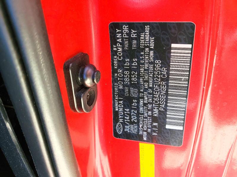 2015 Hyundai Veloster მანქანა იყიდება აუქციონზე, vin: KMHTC6AE0FU225968, აუქციონის ნომერი: 62462056