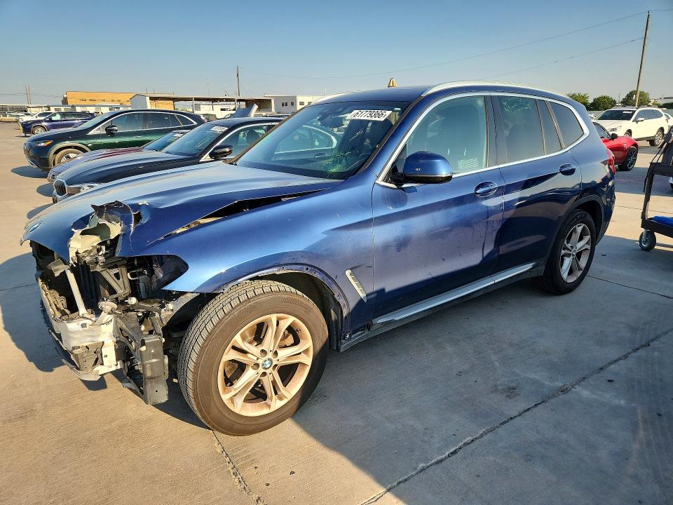 2020 Bmw X3 მანქანა იყიდება აუქციონზე, vin: 5UXTY3C00L9C60600, აუქციონის ნომერი: 61779366