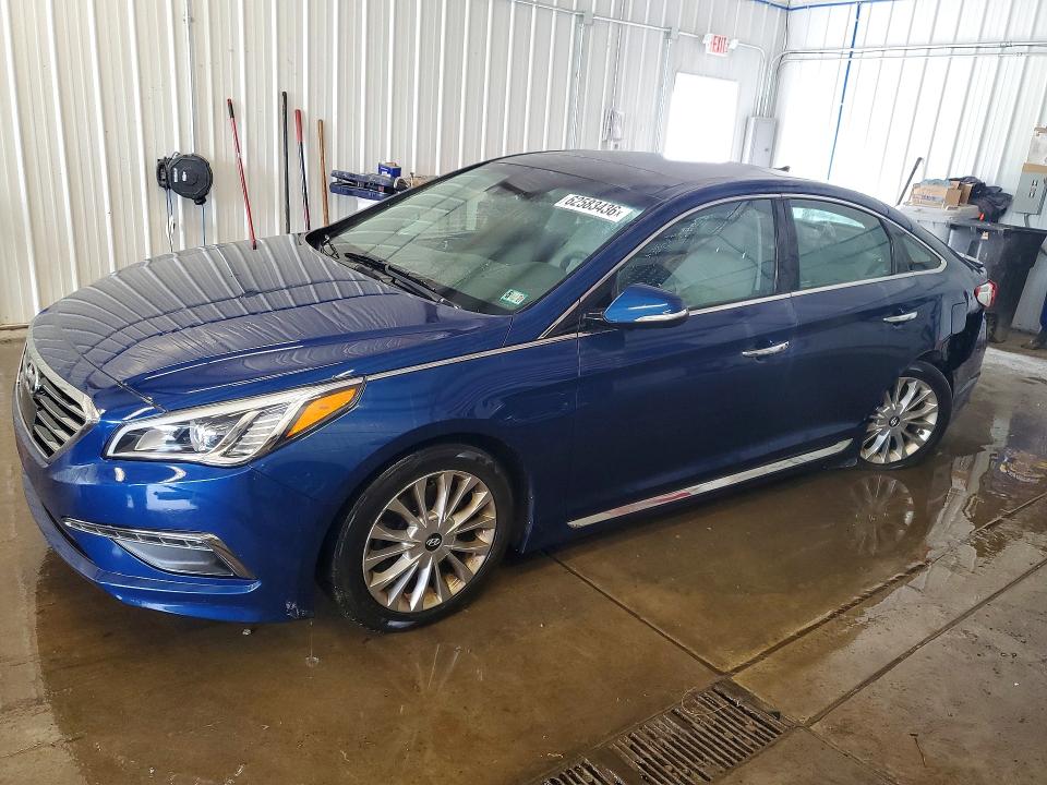 2015 Hyundai Sonata მანქანა იყიდება აუქციონზე, vin: 5NPE34AF3FH018351, აუქციონის ნომერი: 62583436