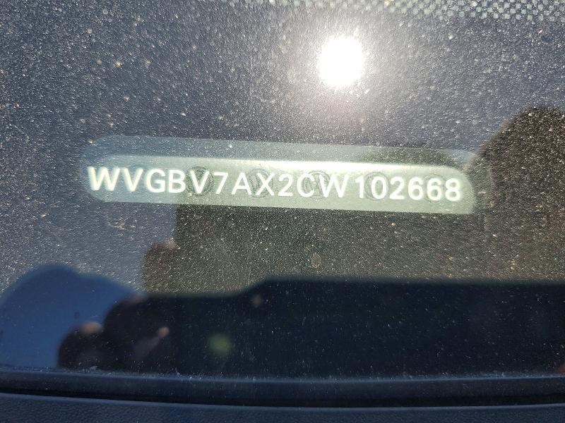 Продажа на аукционе авто 2012 Volkswagen Tiguan, vin: WVGBV7AX2CW102668, номер лота: 63168776