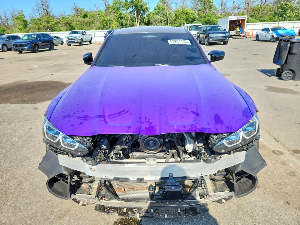 2021 Bmw M3 მანქანა იყიდება აუქციონზე, vin: WBS33AY08MFL43116, აუქციონის ნომერი: 58294196