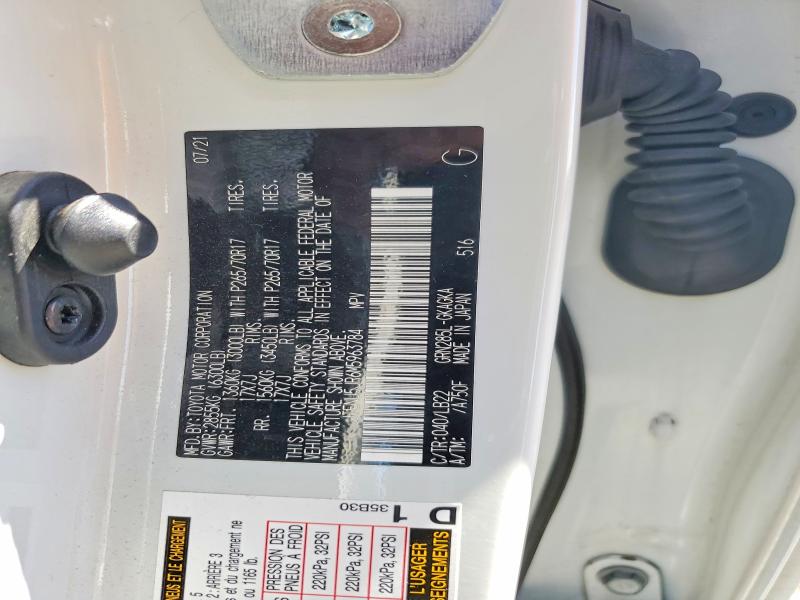 Aukcja sprzedaży 2021 Toyota 4runner, vin: JTENU5JR6M5963784, numer aukcji: 60651256