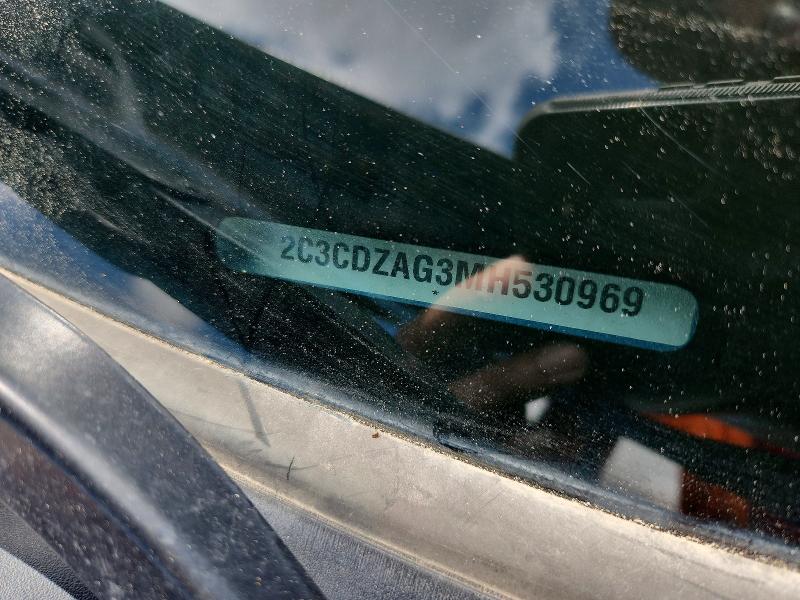 Продаж на аукціоні авто 2021 Dodge Challenger, vin: 2C3CDZAG3MH530969, номер лоту: 60937246