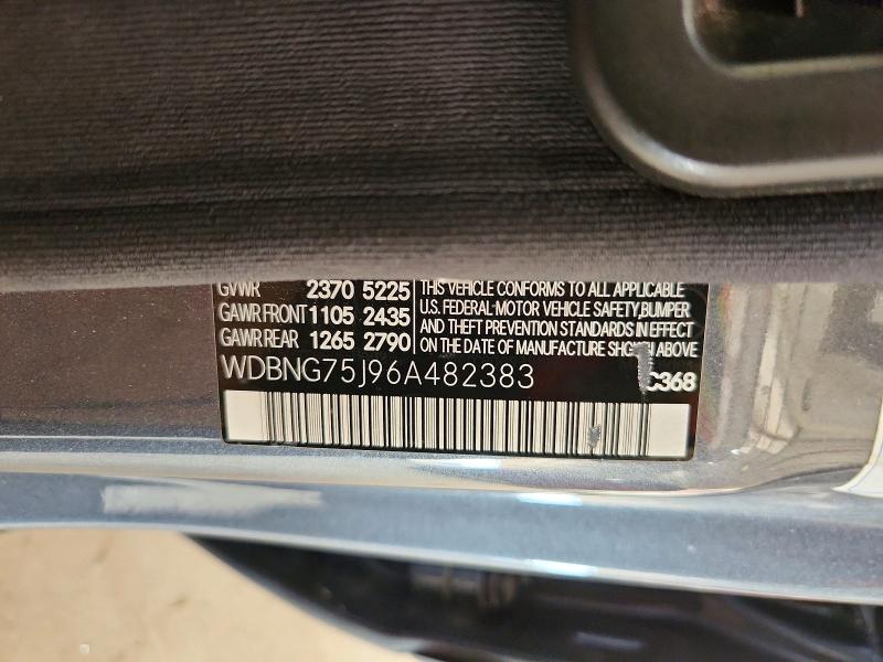60401916 :رقم المزاد ، WDBNG75J96A482383 vin ، 2006 Mercedes-benz S مزاد بيع