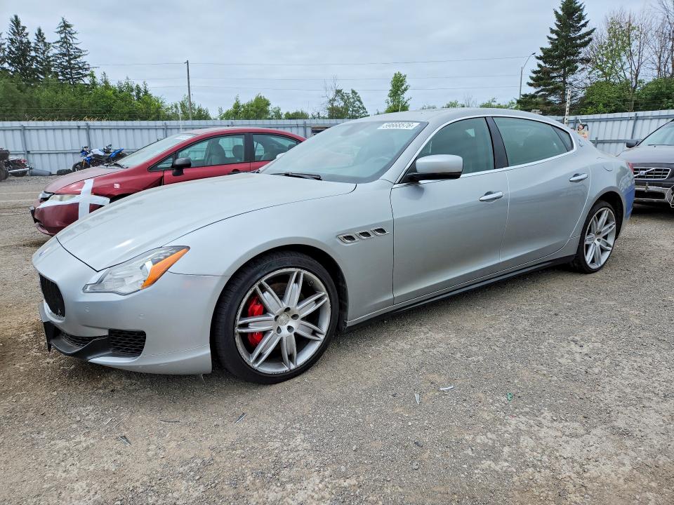 2014 Maserati Quattroporte მანქანა იყიდება აუქციონზე, vin: ZAM56RRA7E1079197, აუქციონის ნომერი: 59668576