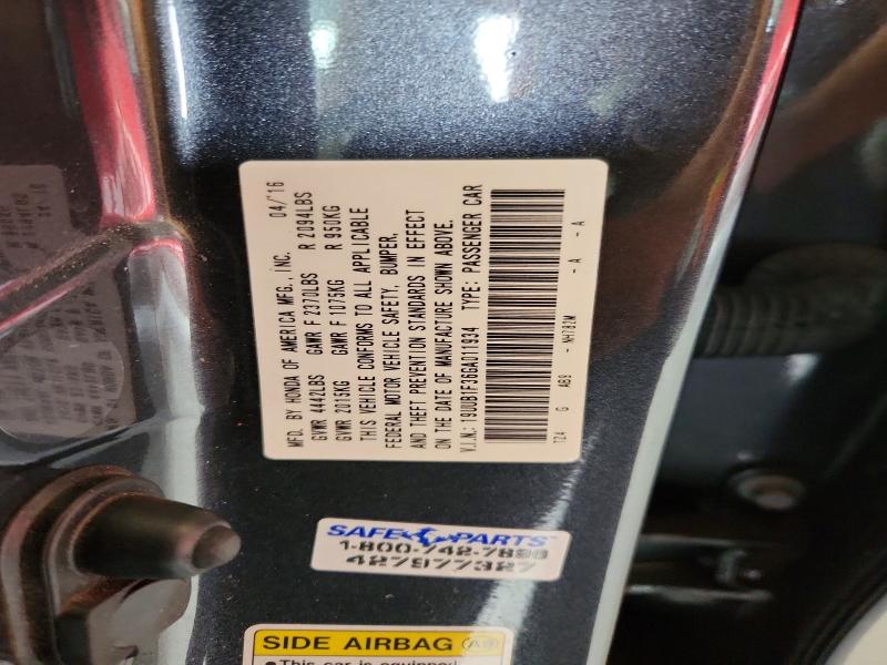 2016 Acura Tlx მანქანა იყიდება აუქციონზე, vin: 19UUB1F36GA011934, აუქციონის ნომერი: 61650236