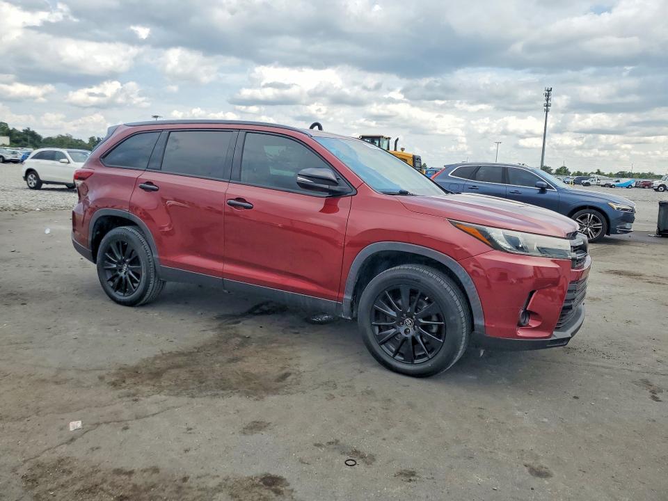 Продаж на аукціоні авто 2019 Toyota Highlander, vin: 5TDKZRFHXKS324055, номер лоту: 63300166