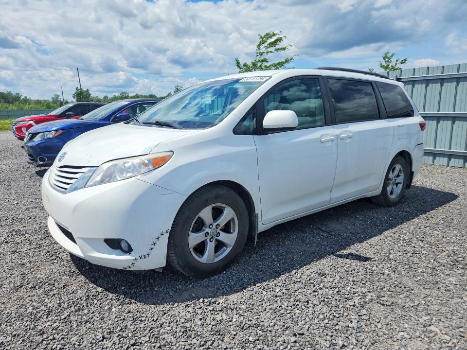 2017 Toyota Sienna მანქანა იყიდება აუქციონზე, vin: 5TDKZ3DC6HS853256, აუქციონის ნომერი: 58781706