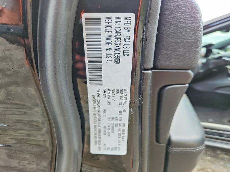 Продаж на аукціоні авто 2022 Jeep Grand Cherokee, vin: 1C4RJFBGXNC125059, номер лоту: 62886686
