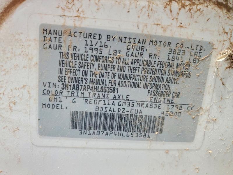 62532986 :رقم المزاد ، 3N1AB7AP4HL653581 vin ، 2024 Nissan Sentra مزاد بيع