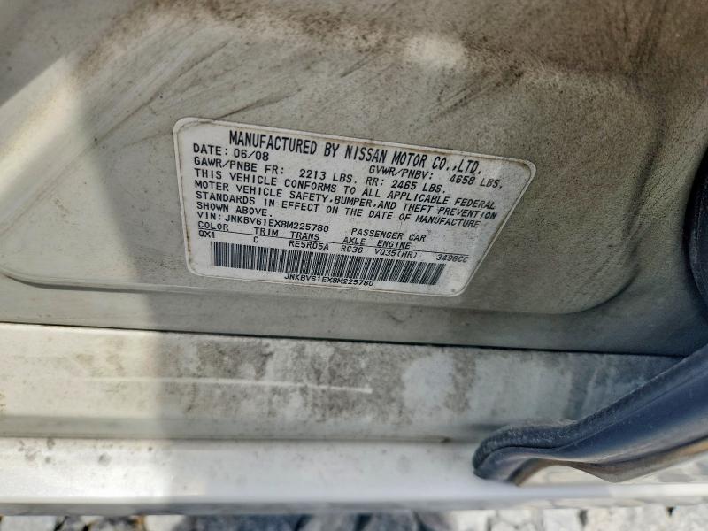 Продажа на аукционе авто 2008 Infiniti G35, vin: JNKBV61EX8M225780, номер лота: 71016605