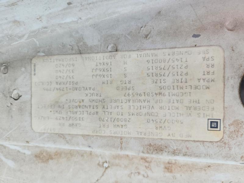 Продаж на аукціоні авто 1995 Chevrolet Astro, vin: 1GCDM19W4SB196597, номер лоту: 62063476