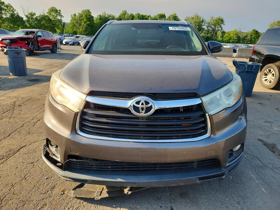 Продажа на аукционе авто 2014 Toyota Highlander, vin: 5TDJKRFH9ES018694, номер лота: 79133955