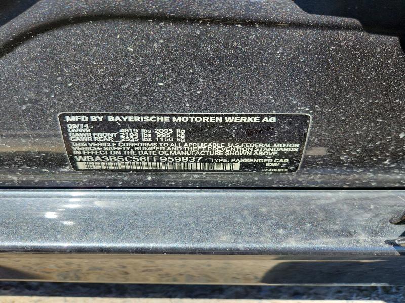 2015 Bmw 328 მანქანა იყიდება აუქციონზე, vin: WBA3B5C56FF959837, აუქციონის ნომერი: 62418446