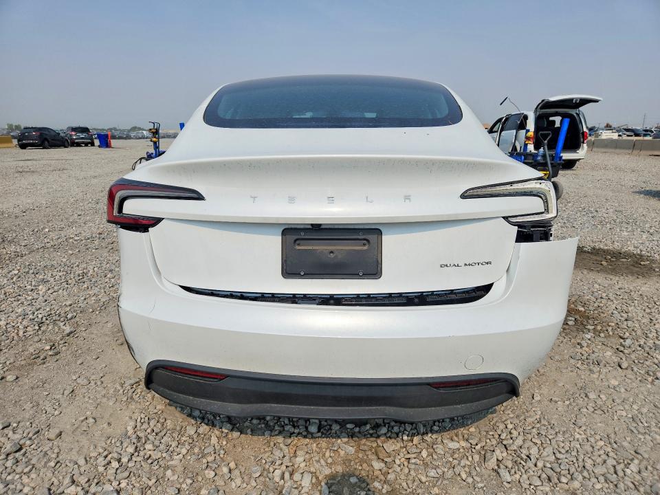 2025 Tesla Model 3 მანქანა იყიდება აუქციონზე, vin: 5YJ3E1EB9SF906893, აუქციონის ნომერი: 57027226