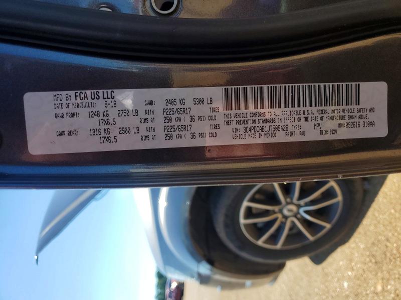 Aukcja sprzedaży 2018 Dodge Journey, vin: 3C4PDCAB1JT509426, numer aukcji: 60578106