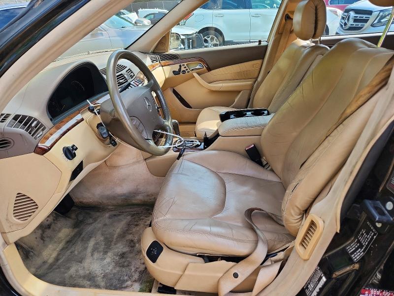 2001 Mercedes-benz S მანქანა იყიდება აუქციონზე, vin: WDBNG75J81A183234, აუქციონის ნომერი: 61988446