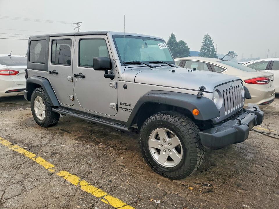 61202476 :رقم المزاد ، 1C4BJWDG6GL105991 vin ، 2016 Jeep Wrangler Unlimited مزاد بيع