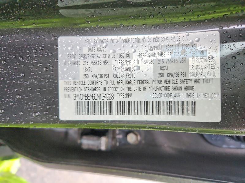 Aukcja sprzedaży 2020 Mazda Cx-30, vin: 3MVDMBEM6LM134928, numer aukcji: 58913196
