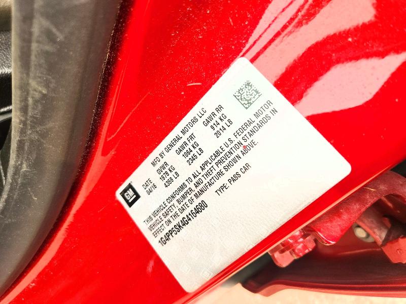 Продаж на аукціоні авто 2016 Buick Verano, vin: 1G4PP5SK4G4164680, номер лоту: 61317596