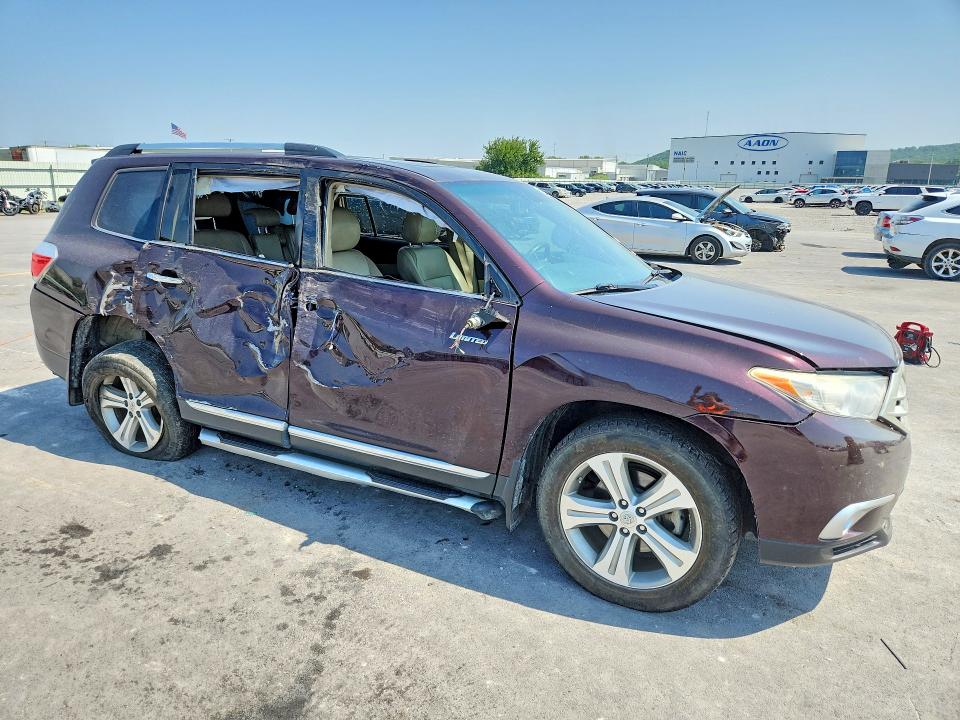 Aukcja sprzedaży 2012 Toyota Highlander, vin: 5TDDK3EH1CS095634, numer aukcji: 62054986