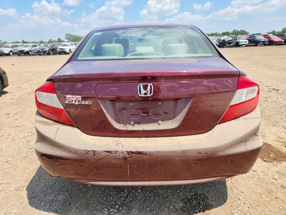 2012 Honda Civic მანქანა იყიდება აუქციონზე, vin: 19XFB2F55CE093340, აუქციონის ნომერი: 60262826