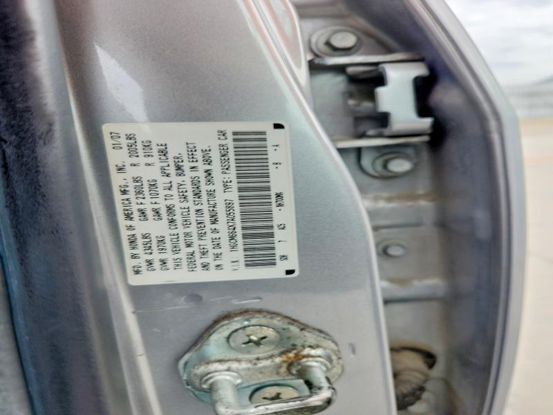 Aukcja sprzedaży 2007 Honda Accord, vin: 1HGCM664X7A055897, numer aukcji: 61415696