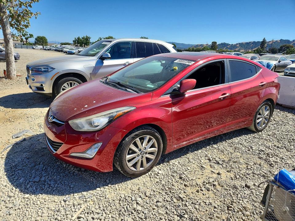 2015 Hyundai Elantra მანქანა იყიდება აუქციონზე, vin: 5NPDH4AE4FH552172, აუქციონის ნომერი: 60032396