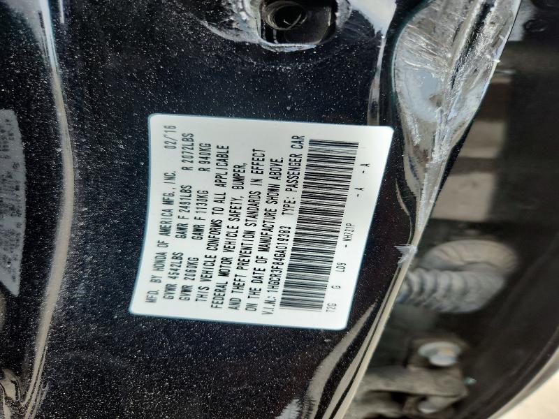 Продаж на аукціоні авто 2016 Honda Accord, vin: 1HGCR3F84GA019383, номер лоту: 61185056