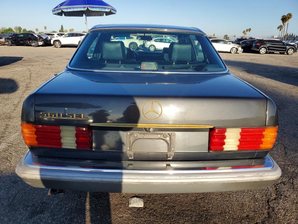 Aukcja sprzedaży 1986 Mercedes-benz 560, vin: WDBCA39D6GA265400, numer aukcji: 61613716