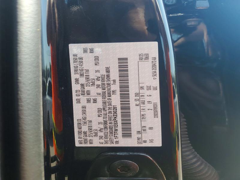 Aukcja sprzedaży 2023 Ford F150, vin: 1FTFW1E8XPKE90281, numer aukcji: 62802476