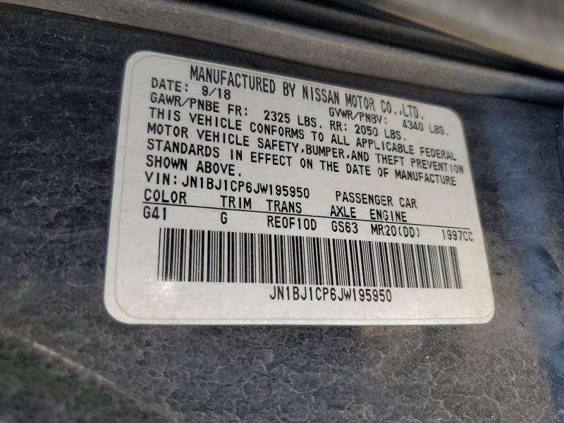 Aukcja sprzedaży 2018 Nissan Rogue Sport, vin: JN1BJ1CP6JW195950, numer aukcji: 60421066