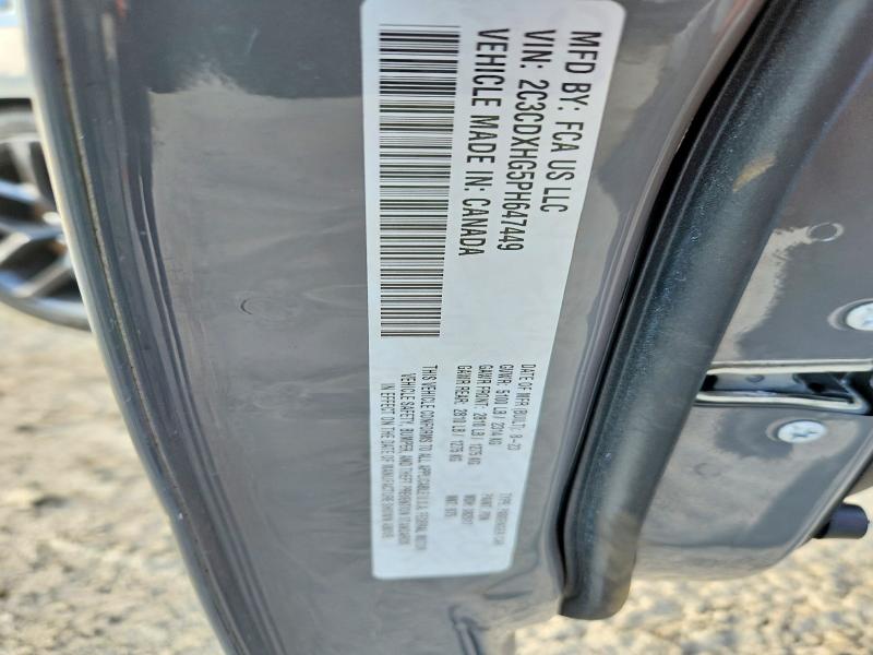 Продаж на аукціоні авто 2023 Dodge Charger, vin: 2C3CDXHG5PH647449, номер лоту: 62341436