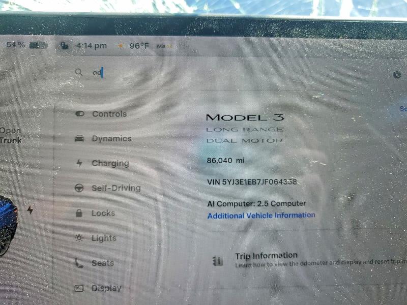 Продаж на аукціоні авто 2018 Tesla Model 3, vin: 5YJ3E1EB7JF064358, номер лоту: 60473166