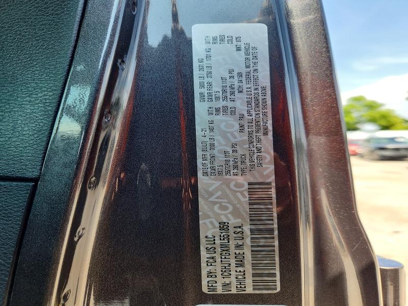 Продаж на аукціоні авто 2021 Jeep Gladiator, vin: 1C6HJTFGXML551859, номер лоту: 61779316