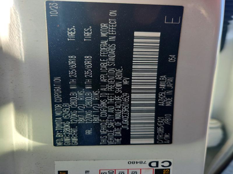 Aukcja sprzedaży 2024 Lexus Nx 350h, vin: JTJGKCEZ3R5016529, numer aukcji: 60049546