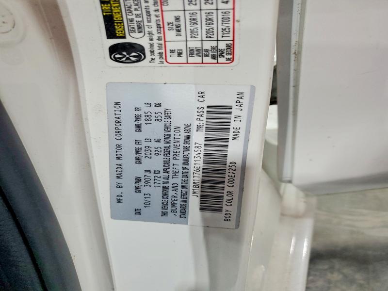 Продаж на аукціоні авто 2014 Mazda 3, vin: JM1BM1T76E1134587, номер лоту: 60851186