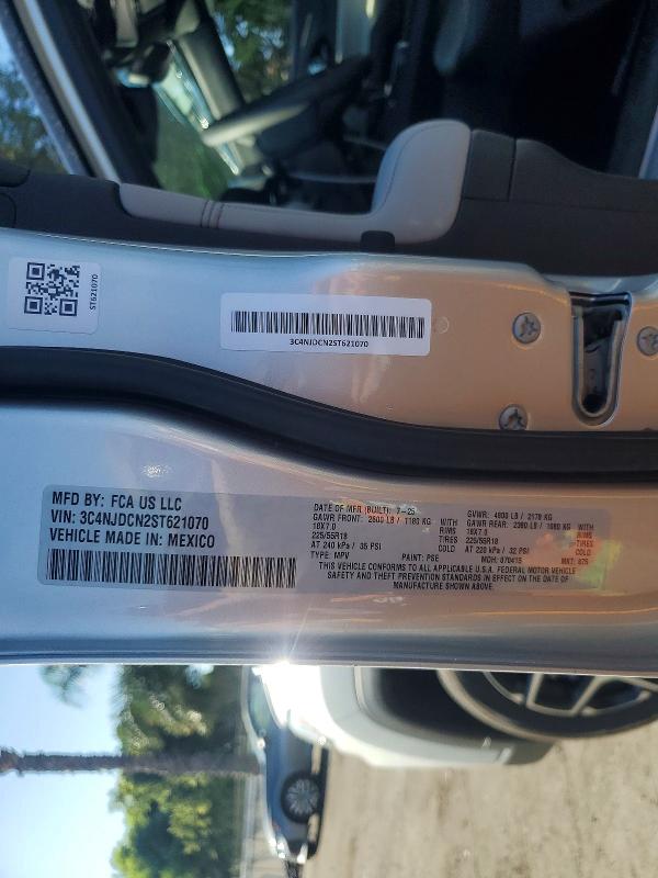 60644946 :رقم المزاد ، 3C4NJDCN2ST621070 vin ، 2025 Jeep Compass مزاد بيع