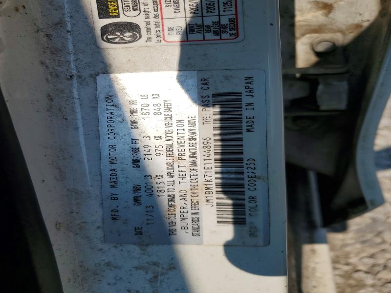 Продаж на аукціоні авто 2014 Mazda 3, vin: JM1BM1K71E1144896, номер лоту: 62540176