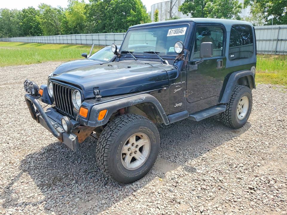 61180046 :رقم المزاد ، 1J4FA49S01P304774 vin ، 2001 Jeep Wrangler / Tj مزاد بيع
