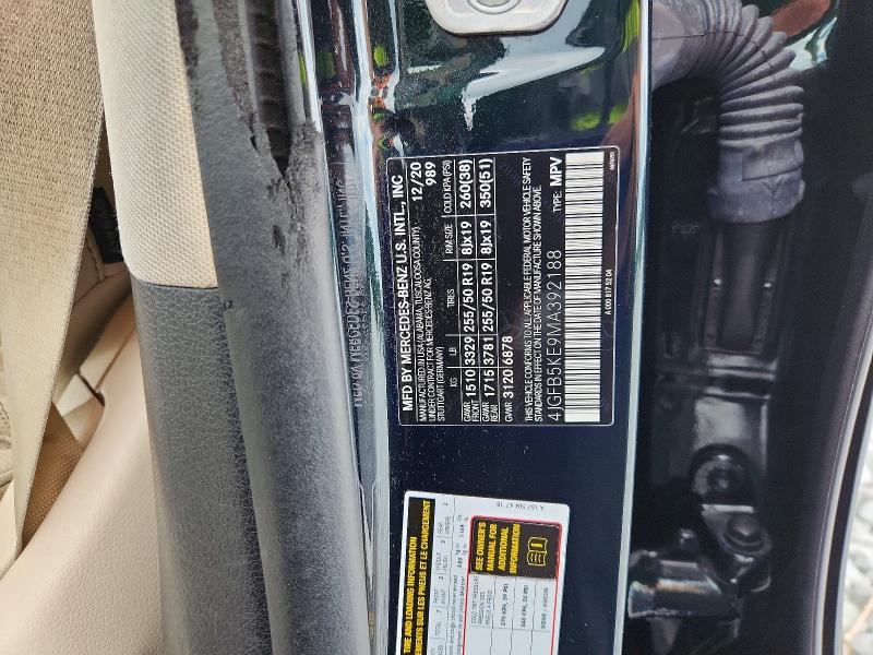 Продаж на аукціоні авто 2021 Mercedes-benz Gle, vin: 4JGFB5KE9MA392188, номер лоту: 62459076