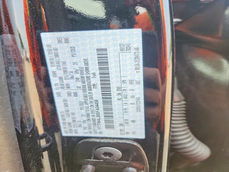 61174216 :رقم المزاد ، 1FTFW4L88SFA04458 vin ، 2025 Ford F150 مزاد بيع