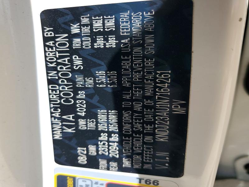 Aukcja sprzedaży 2022 Kia Soul, vin: KNDJ23AU1N7164261, numer aukcji: 62112866