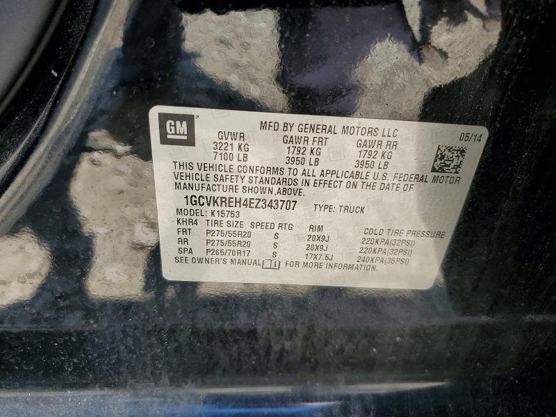 Aukcja sprzedaży 2014 Chevrolet Silverado, vin: 1GCVKREH4EZ343707, numer aukcji: 60521066