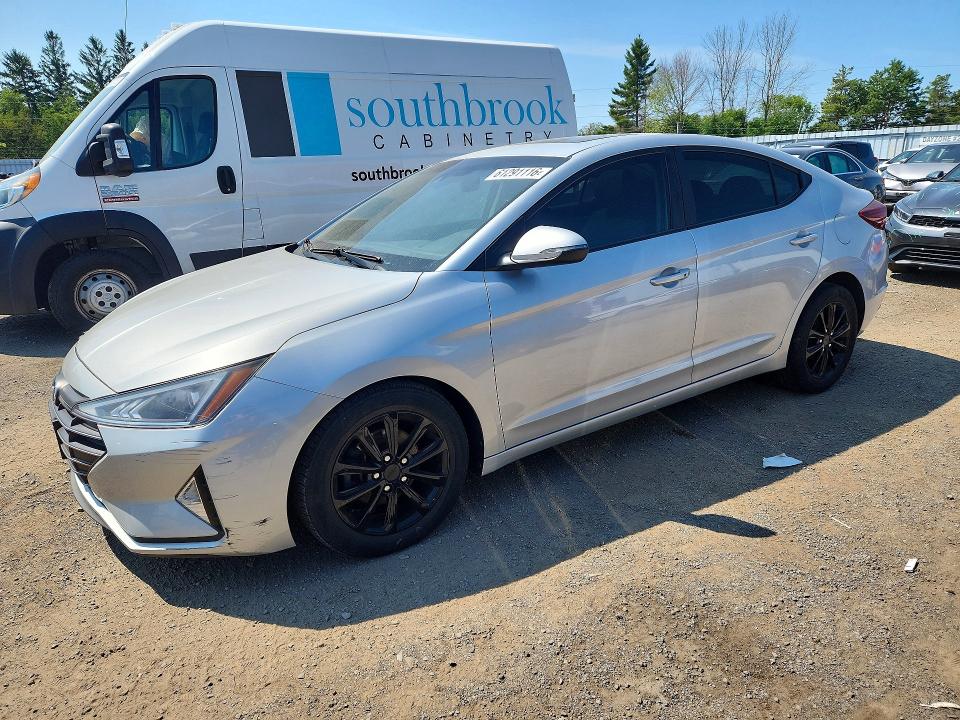 2019 Hyundai Elantra მანქანა იყიდება აუქციონზე, vin: KMHD84LF1KU748779, აუქციონის ნომერი: 61291116