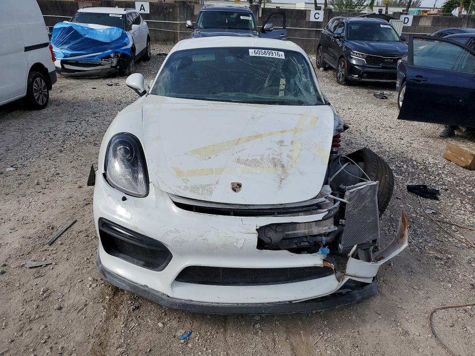 60589916 :رقم المزاد ، WP0AC2A82GK197098 vin ، 2016 Porsche Cayman مزاد بيع